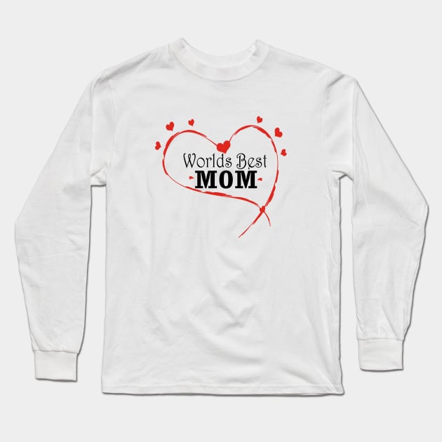 worlds best mom Long Sleeve T-Shirt by Day81